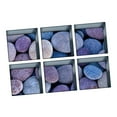 thumbnail image 4 of Calcomanías para Bañera Colco 3D Antideslizantes Impermeables 6 Uds 13x13cm Guijarros Azul, 4 of 7