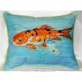 thumbnail image 1 of Betsy Drake ZP117 Coussin Décoratif Intérieur et Extérieur Koi - 22 x 22 Po, 1 of 1