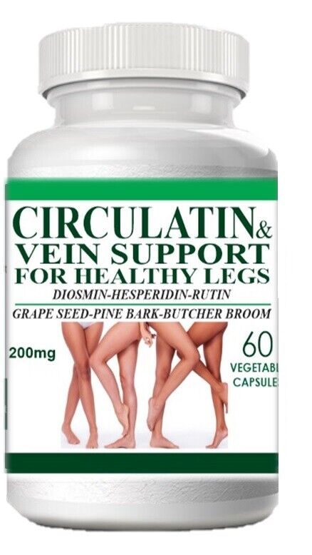 Diosmin diosmine diosmina vein health support leg 600mg blood circulation - 60 Capsules