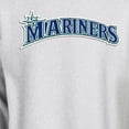 thumbnail image 4 of Men's Champion Heather Gray Seattle Mariners Reverse Weave Sweatshirt, 4 of 4
