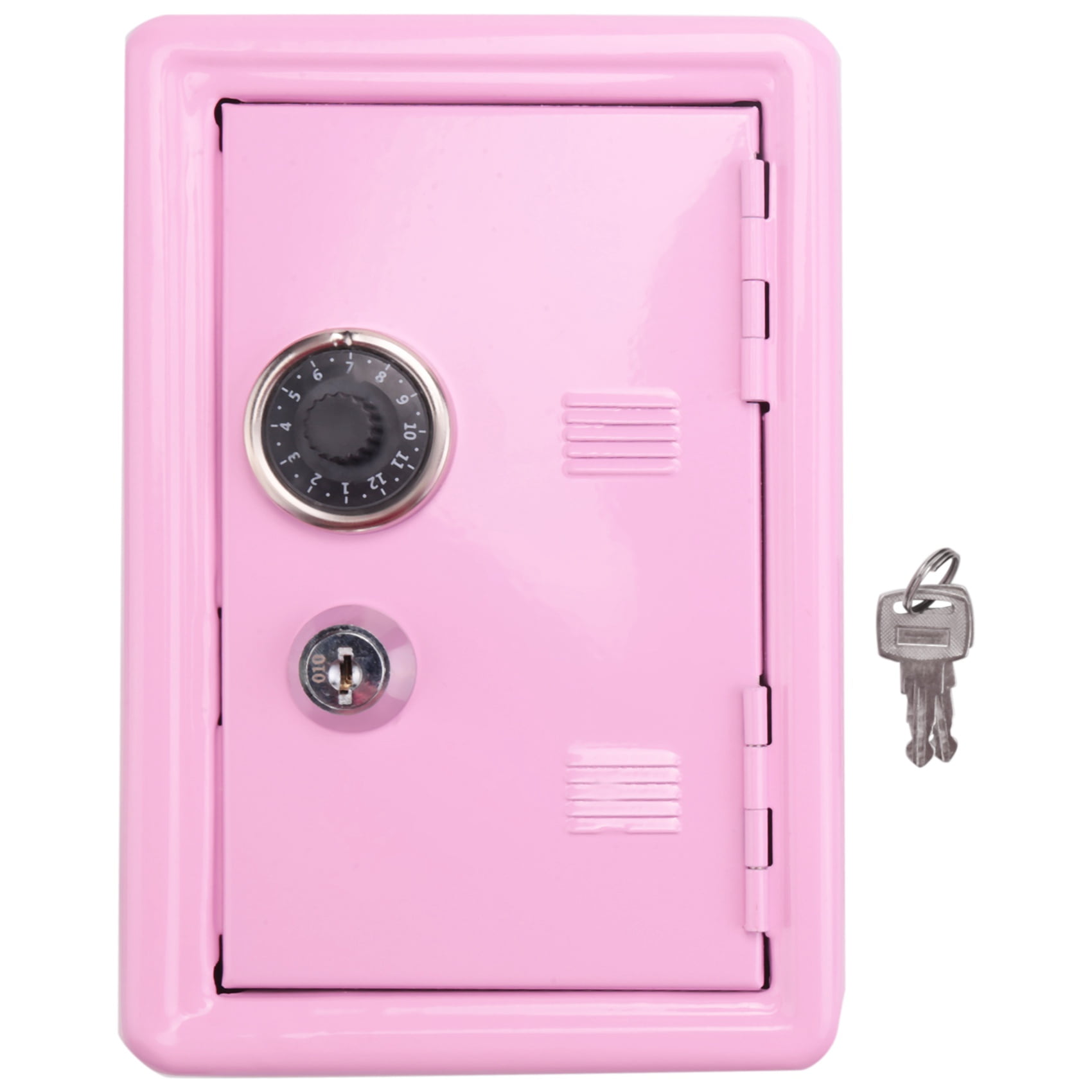 Kids Money Banks Mini Money Box Gift Safe Case Password with Key Metal