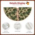 thumbnail image 3 of Sikiie Camouflag Nativity Christmas Tree Skirt, Jesus Christian Winter Holiday Tree Mat Decoration(30-48IN)48", 3 of 6