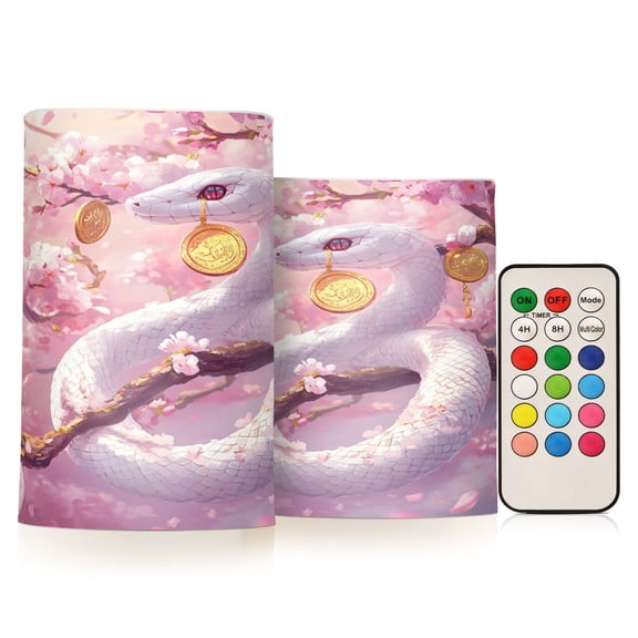 BZSMCE Flameless Candles LED Lights Golden-eyed Guardian Creativity Battery Candles