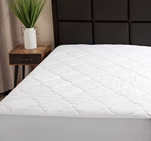 Extra Deep Anti Allergy Fitted Mattress Protector Topper Quilted Triple Filled 