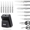 thumbnail image 2 of McCook® Ensembles de Couteaux MC21, 15 Pcs, Ensembles de Blocs de Couteaux en Acier Inoxydable Allemand avec Aiguiseur Intégré, 2 of 2