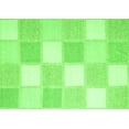 thumbnail image 1 of Ahgly Company Indoor Rectangle Checkered Green Modern Area Rugs, 7' x 9', 1 of 1