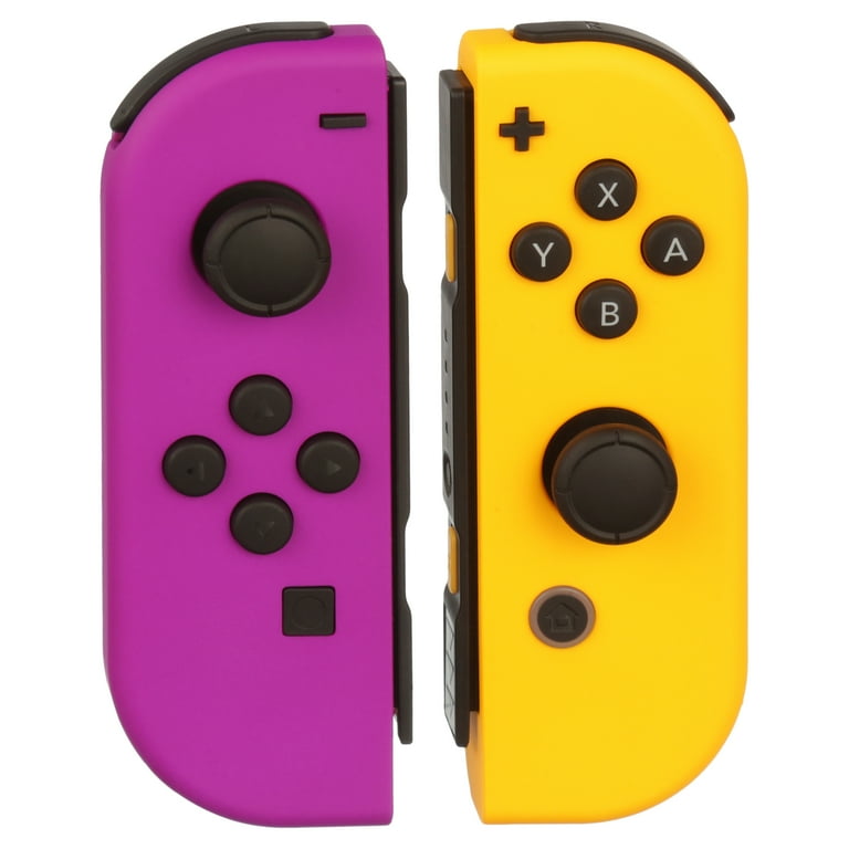 Nintendo Switch Joy-Con Pair, Neon Purple and Neon Orange 