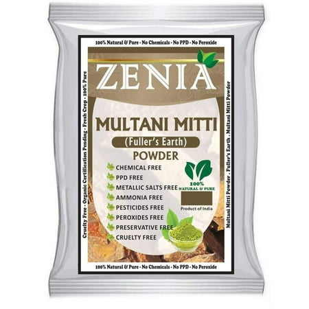 100 grams Multani Mitti Powder - Fullers Earth Clay Natural Facial Mask, A Natural way to clean Skin and body By (Best Multani Mitti Face Pack For Oily Skin)