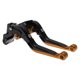 thumbnail image 1 of Palancas de freno y embrague cortas y largas para Kawasaki VERSYS 650 2015-2023, palanca de freno ajustable de motocicleta, aleación de aluminio, mango negro con extremo naranja, 1 of 6