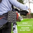 thumbnail image 7 of Golf Pouch Bag Ball Holder Valuable,Golf Storage Zipper Handbag Pocket with Gear Clip Hook to Attach Bag Lightweight Portable, 7 of 7