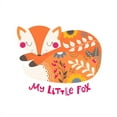 thumbnail image 2 of Illustration with Sleeping Fox Wall Decal Wallmonkeys Peel and Stick Animal Graphics (48 in H x 48 in W) WM502850, 2 of 4