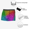 thumbnail image 6 of Disketp Colorful Glitter Men'S Boxer Briefs,Soft And Breathable Cotton Underwear With Comfortflex Waistband, 6 of 8