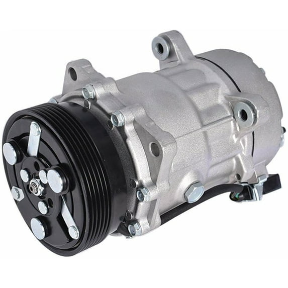 Seapple A/C Compressor Fit 77541 204-1510 Compatible with 2001 2002 2003 2004 2005 Volkswagen Beetle 1.8L 1.9L 2.0L SD7V16 77554