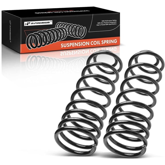 A-Premium 2Pcs Rear Suspension Coil Spring Set Compatible with Chevrolet Camaro 1982-2002 & Pontiac Firebird 1982-2002, Driver and Passenger Side
