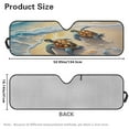 thumbnail image 7 of Uorisanigo Windshield Sun Shade Compatible with Jeep Wrangler TJ JK JKU 1996-2018 16.5"x52.5" Folding Front Window Beach Sea Turtle Sun Shade for Wrangler TJ JK, Car Accessories, 7 of 7