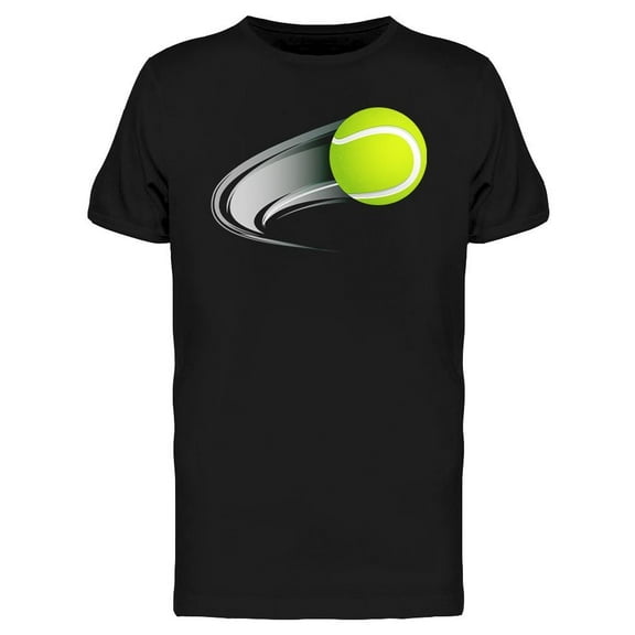 Tennis Ball Flying T-Shirt Men -Image by Shutterstock, Male 3X-Large