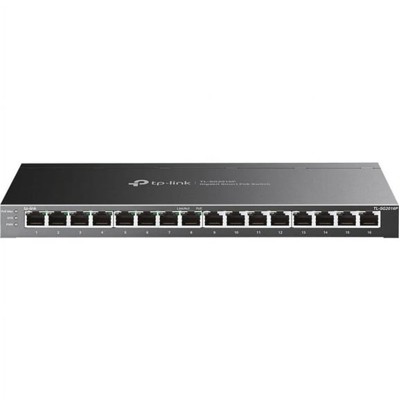 TP-Link JetStream 16-Port Gigabit Smart Switch with 8-Port PoE