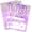 Purple 13Th, variant on 13Th Birthday Invitation Cards, Holographic Balloons Double-Sided Fill In Style Birthday Invites With Envelopes, Glitter Purple 13 Years Old Invitations For Girls, Teen, Party Favor & Supplies - A23