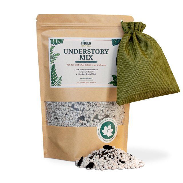 Hidden Roots Understory Mix â?? Soil-Free Mineral Substrate for Potted Indoor Plants (2 L) with Additive Kit
