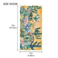 thumbnail image 4 of Ryvnso Cactus Flowers on Orange Background Oversized Beach Towel Microfiber Bath Blankets Swimming Fitness 37" x 74", 4 of 5