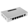 thumbnail image 3 of 5port 10/100m Fast Desktop Network Switch Ethernet Switch Lan Adapter White, 3 of 5