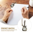 thumbnail image 4 of Montre de Poche Vintage pour Hommes avec Chaîne Forme de Guitare Rétro Collier, 4 of 8