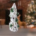 thumbnail image 4 of Fiudx Ofertas relámpago Árbol de Navidad Adorno de árbol de Navidad de madera flocada Decoración de árbol de Navidad Decoración de árbol de Navidad para sala de estar Decoración de árbol de Navidad p, 4 of 6
