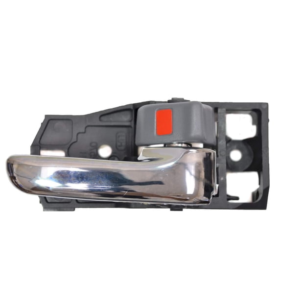 PT Auto Warehouse TO-2331MG-RH - Inner Interior Inside Door Handle, Chrome Lever with Gray Knob - Passenger Side Fits select: 2001-2003 TOYOTA PRIUS