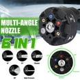 thumbnail image 2 of Wmool 6 in1 Adjustable Nozzle for 1/4 Inch High Pressure Cordless Washer Cleaner 3000PSI Spray Hose Parts Nozzle Water, 2 of 8