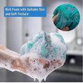 thumbnail image 4 of 4 Pack Shower Bath Sponge Shower Loofahs Balls 60g/pcs For Body Wash Bathroom Men Women Flower Color, 4 of 5
