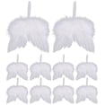 thumbnail image 2 of 10 Piezas Mini Ángel para Navidad Plumas (ala) Blanca, 2 of 2