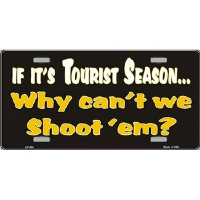 Si C'est la Saison Touristique... Plaque d'Immatriculation