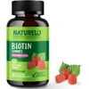 NATURELO Biotin Gummies - Supports Healthy Hair, Skin & Nails - High Potency 2500 mcg - Non GMO, Gluten Free - 60 Gummies