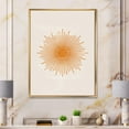 thumbnail image 3 of Designart Orange Sun Print II FLOAT FRAME WALL ART, 3 of 4