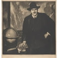 thumbnail image 2 of William Strang 12x13 Gold Ornate Wood Frame and Double Matted Museum Art Print Titled - John Masefield No. 3, 2 of 4