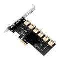 thumbnail image 1 of Tarjeta de Puerto USB interno Soledad para minería 6 puertos USB3.0, 1 of 10
