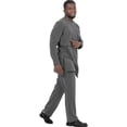 thumbnail image 4 of African Suit for Men Traditional Dashiki Stripe Blazer and Pants 2 Piece Set Business Dress Suit Party Wedding Evening, 4 of 5