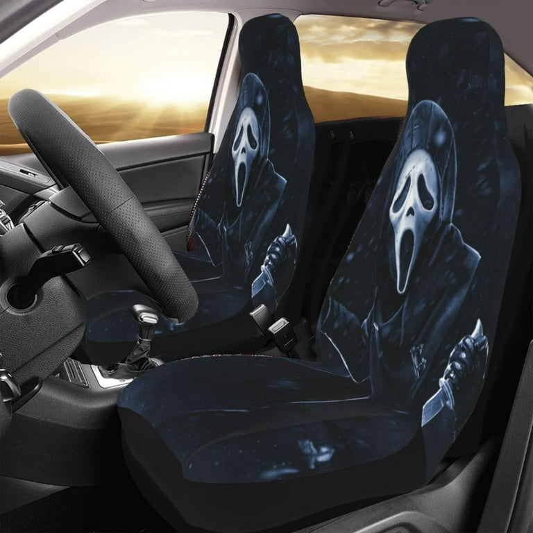 Universal Front Car Seat Covers - Normal Is an Illusion hot Morticia Queens of Scream - Personalized Car Accessories - Free Shipping