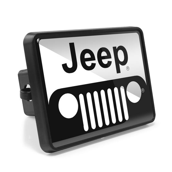 Jeep Grill ABS Plastic 2 Plug Tow Hitch Cover