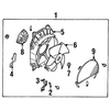 Genuine OE Isuzu Fan Assembly - 8971849850