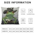thumbnail image 5 of COMIO  Wild West Cowboy Frog Meme You Just Yee'd Your Last Haw Partner Throw Pillow Cover Decor for Western Home Living Room Decor,Frog Gifts for Frog Lovers Teen Girls Boys Teens Cowboy,, 5 of 5