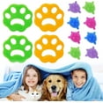 thumbnail image 1 of Bolas reutilizables para lavadora de ropa BRILLAR paquete de 12 antipelo elimina el pelo y residuos de mascotas, 1 of 5