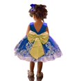 thumbnail image 5 of Vestido CMMCHAAH Vestido de fiesta para bebé con encaje de zafiro 90 cm, 5 of 5