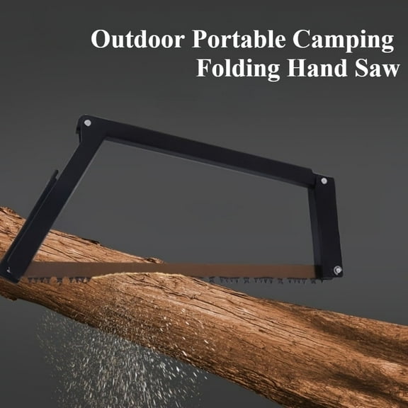 Outdoor folding hand saw, thickened outdoor equipment, portable camping equipment, mountain tent tools