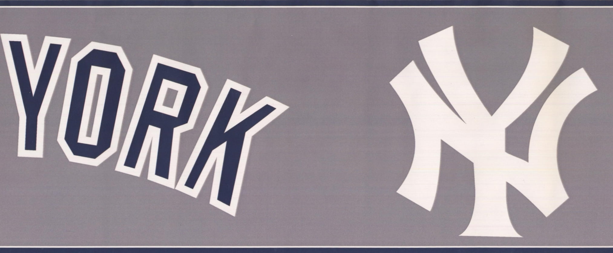 New York Yankees MLB Baseball Team Fan Sports Wallpaper Border Modern