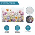 thumbnail image 6 of Farm Watercolor Floral Plant Placemats Set of 4,Wipeable Washable Table Mats for Dining Tables, Wildflower Country Style Place Mats for Kitchen Event Party Tabletop Decor, 6 of 9
