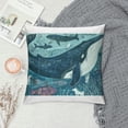 thumbnail image 2 of Whale Pattern Print Farmhouse Fall Home Decor Cushion Case,Throw Pillow Covers  Inch for Couch Bed Sofa, 2 of 5