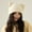 Beige, variant on Women Cat Ear Beanie Knit Hat Cute Warm Winter Knitted Cap Fashion Autumn Cozy