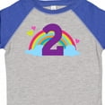 thumbnail image 4 of Inktastic 2nd Birthday Rainbow Cute Girls Girls Toddler T-Shirt, 4 of 5