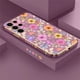 thumbnail image 3 of Flower Case For Samsung Galaxy S23 Ultra S22 S21 Plus S20 fe S10 NOTE 20 10 8 9 Luxury Plating Silicone Soft Shockproof Cover, 3 of 5
